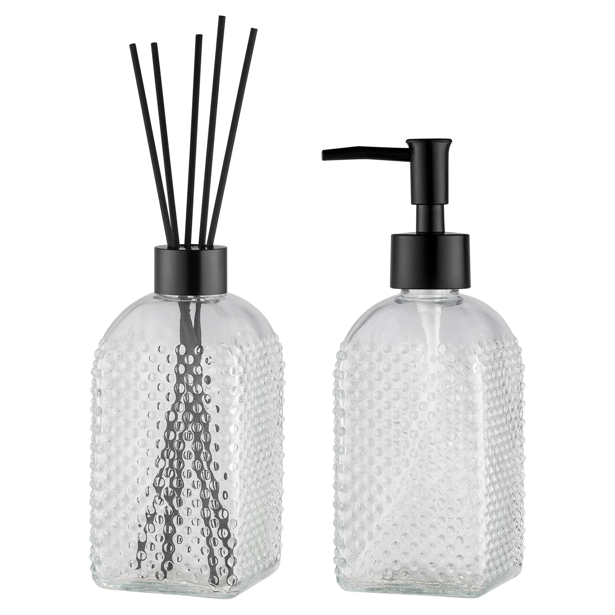 KITS SABONETEIRA E DIFUSOR VIDRO 400ml