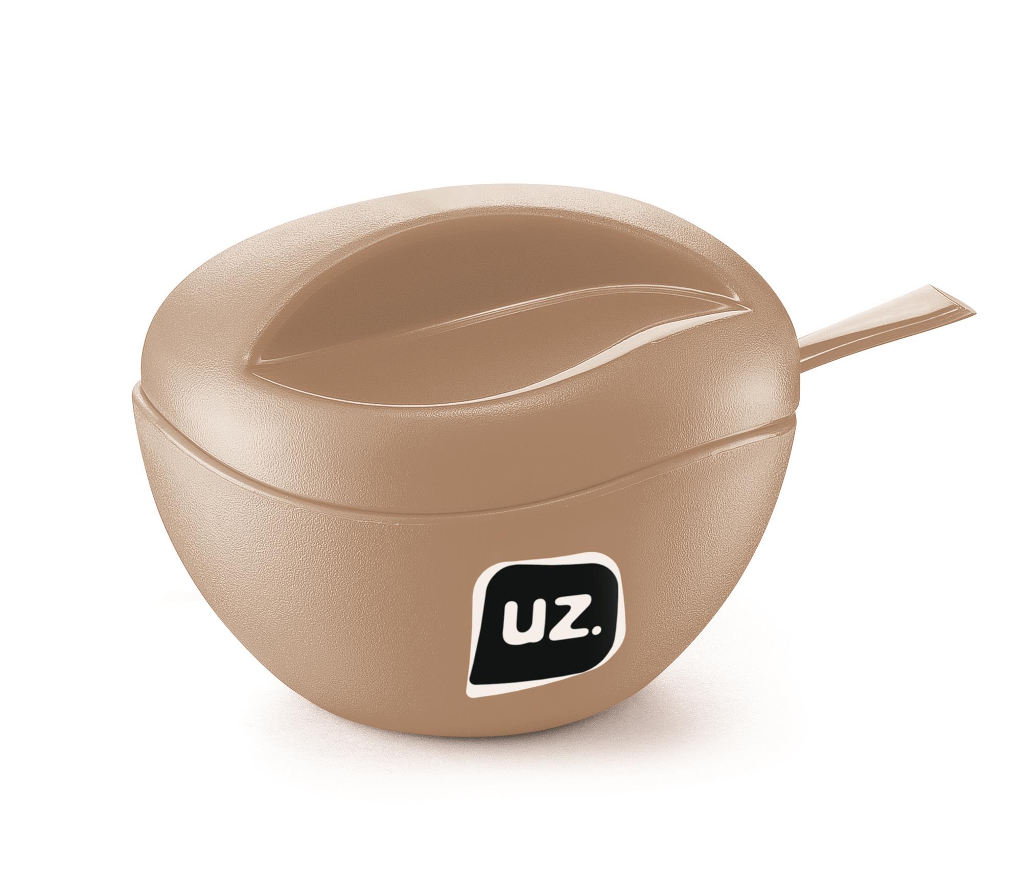SUGAR BOWL WITH SPOON