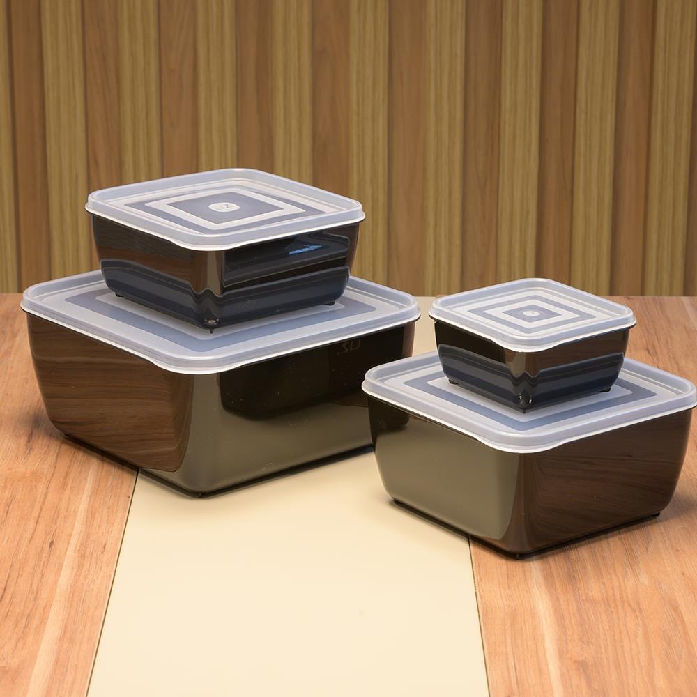 SQUARE CONTAINER SET 4 PACK