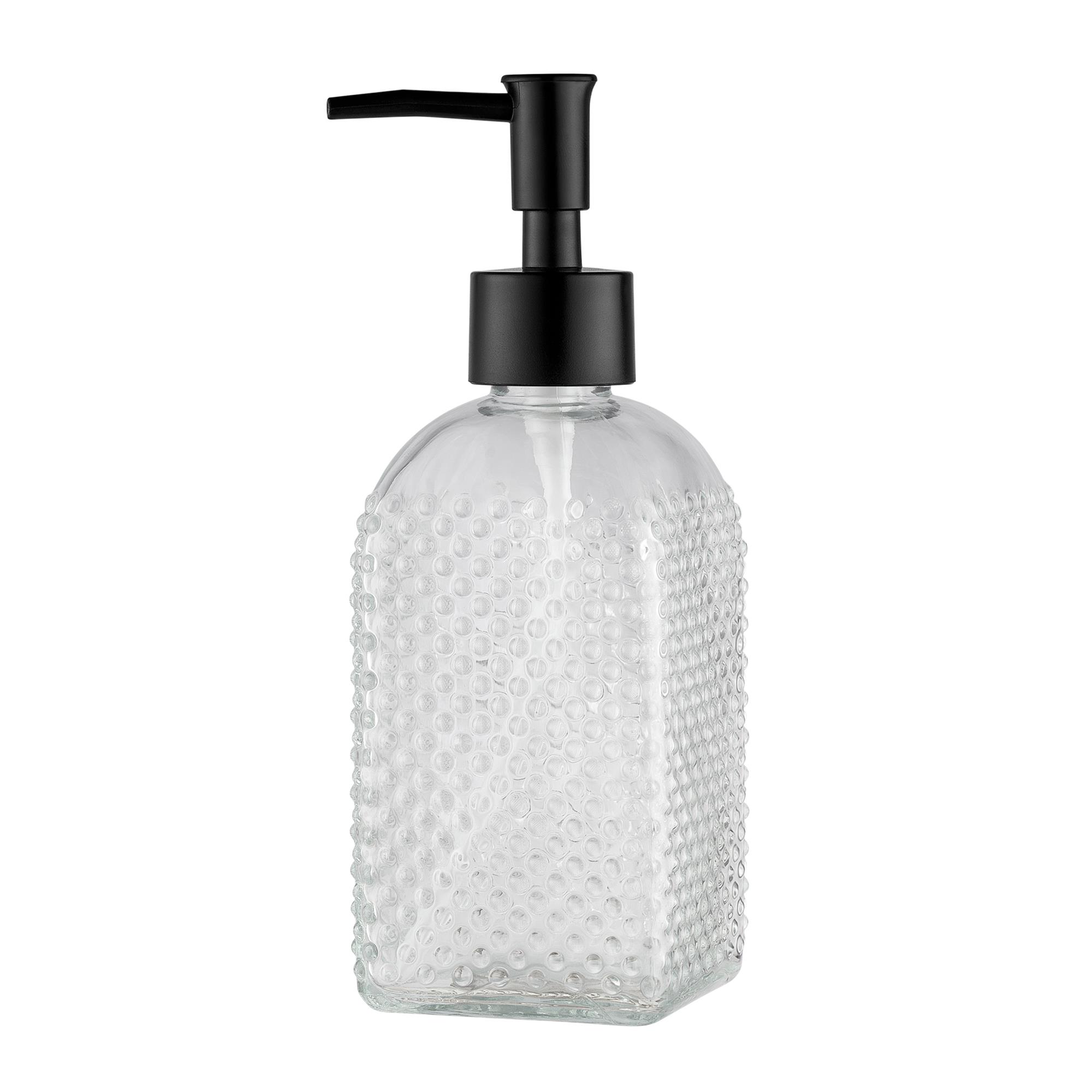 SABONETEIRA QUADRADA VIDRO 400ML