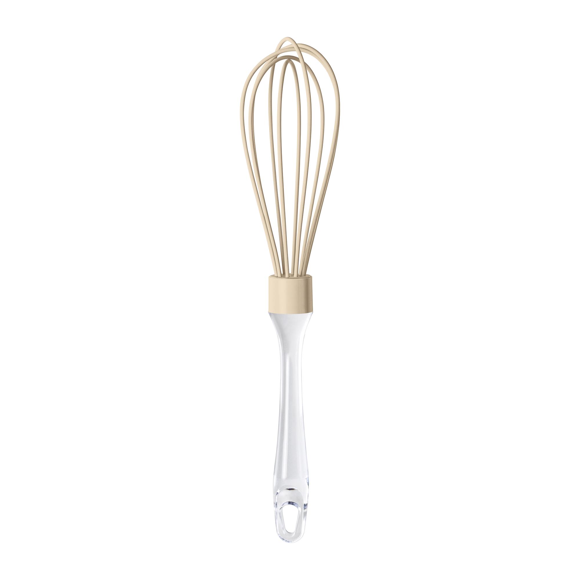 SILICONE WHISKS WITH TRANSPARENT HANDLE