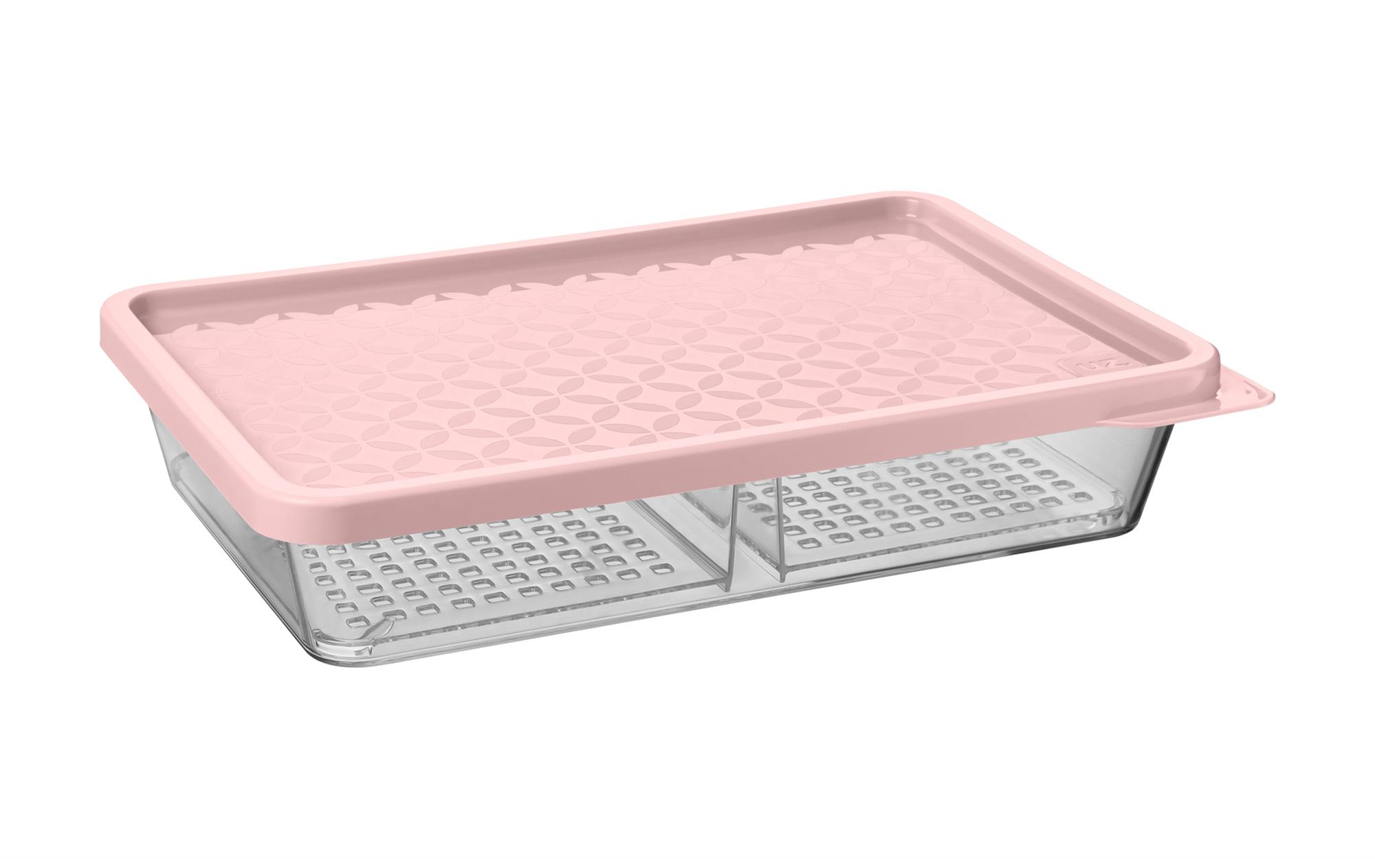 DELI MEAT AND CHEESE CONTAINER WITH REMOVABLE DIVIDER