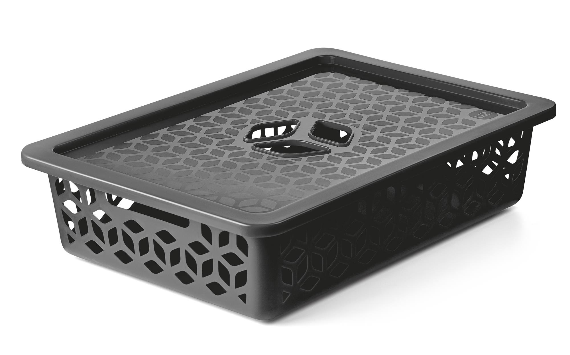 CESTO ORGANIZADOR RASO COM TAMPA 9L