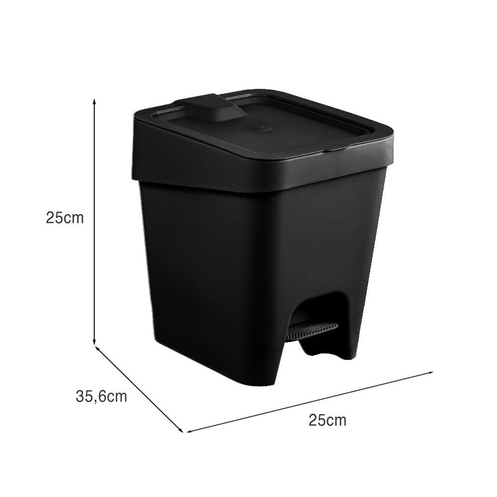 WASTBAKET W/FOOT PEDAL 8L
